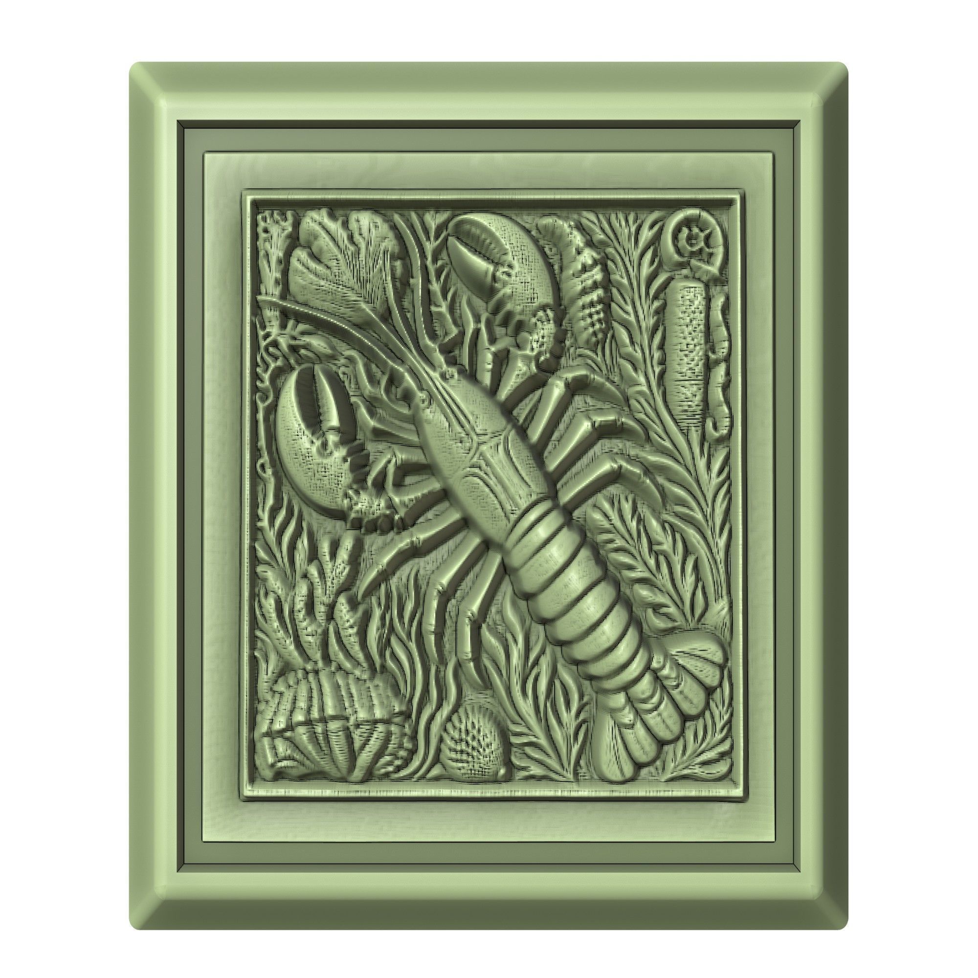 Lobster Animal 3D print model_2