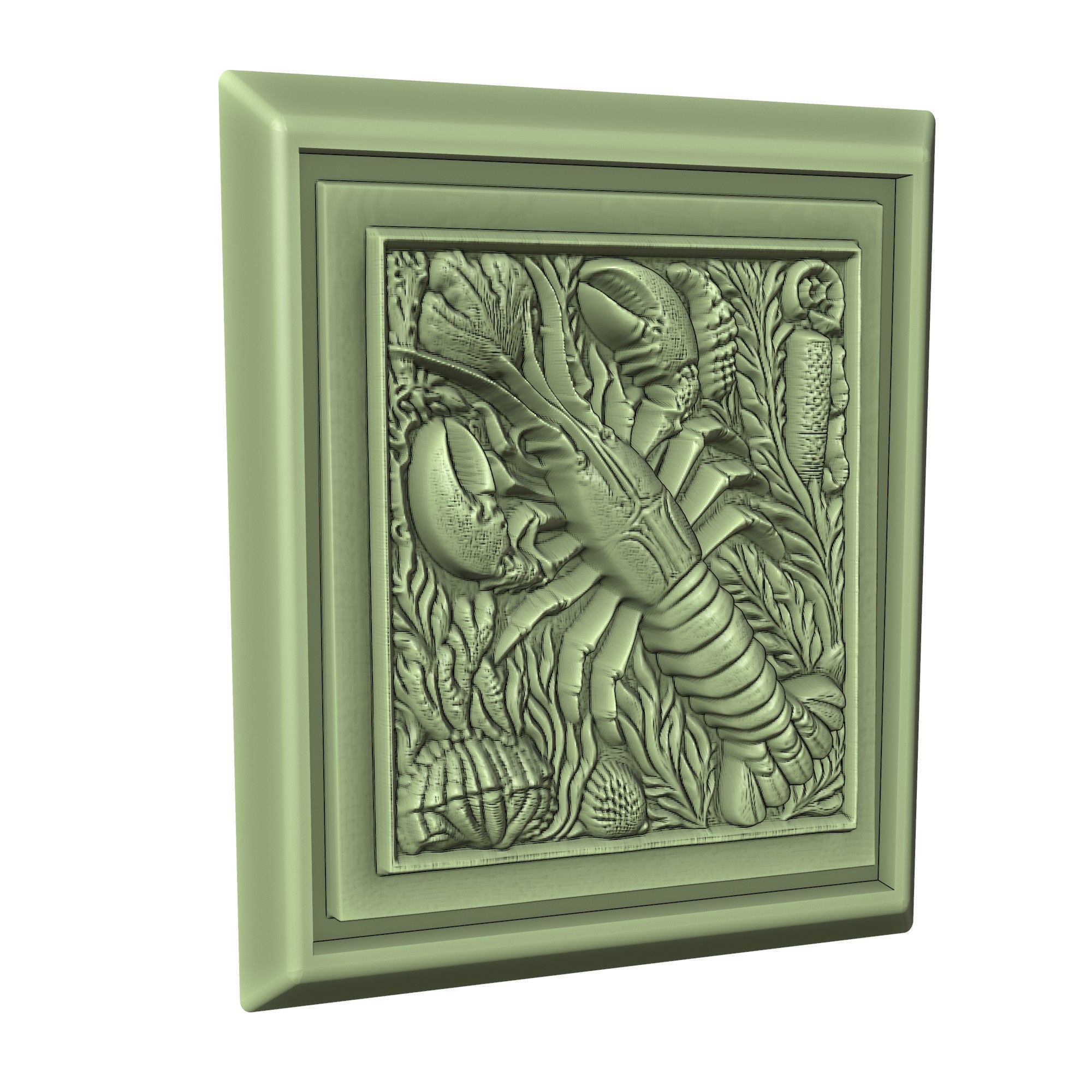 Lobster Animal 3D print model_3