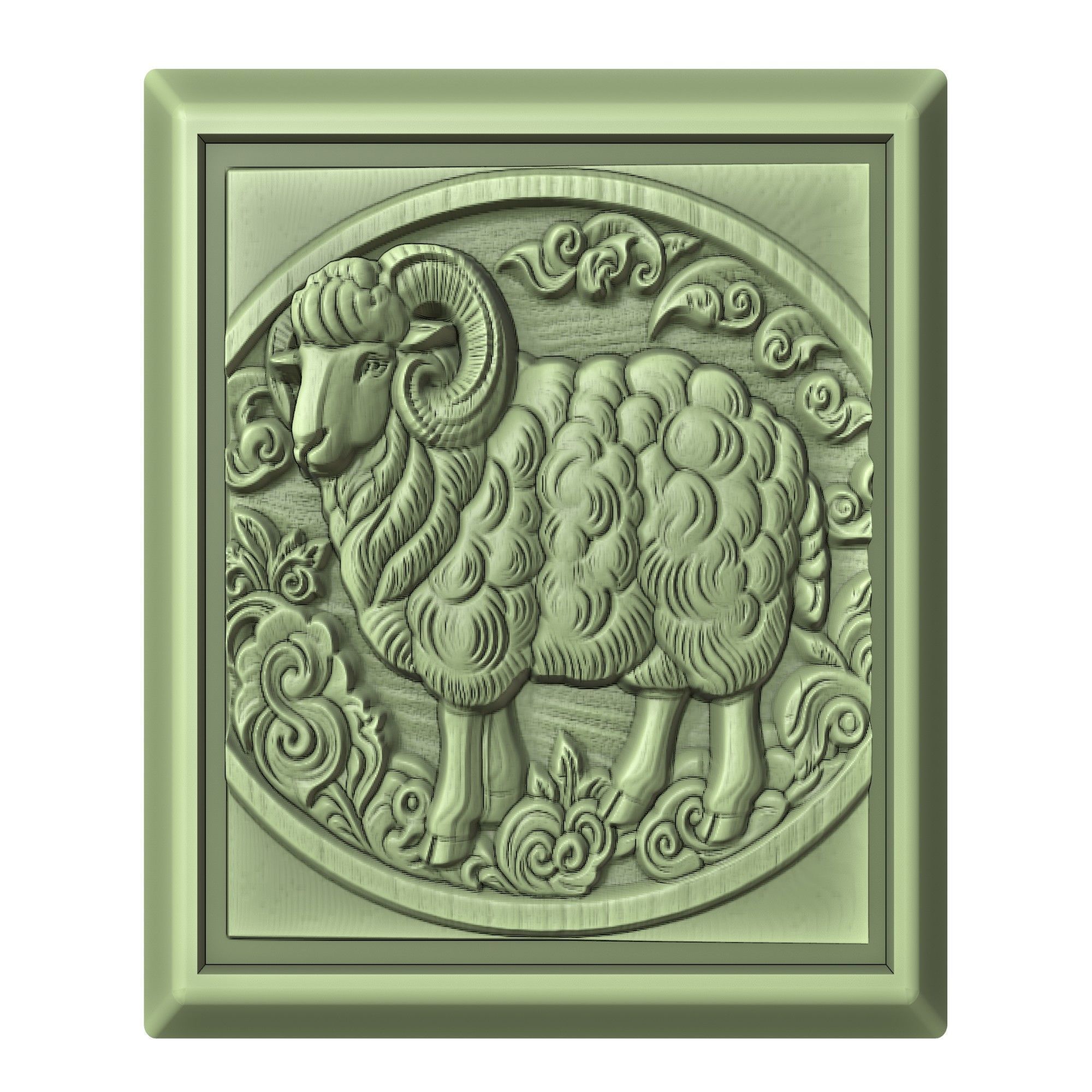 Sheep Animal 3D print model_2