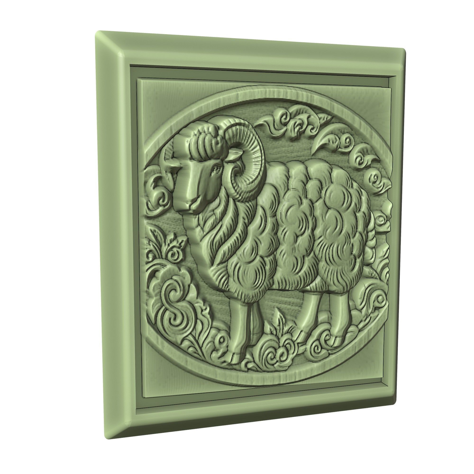 Sheep Animal 3D print model_3