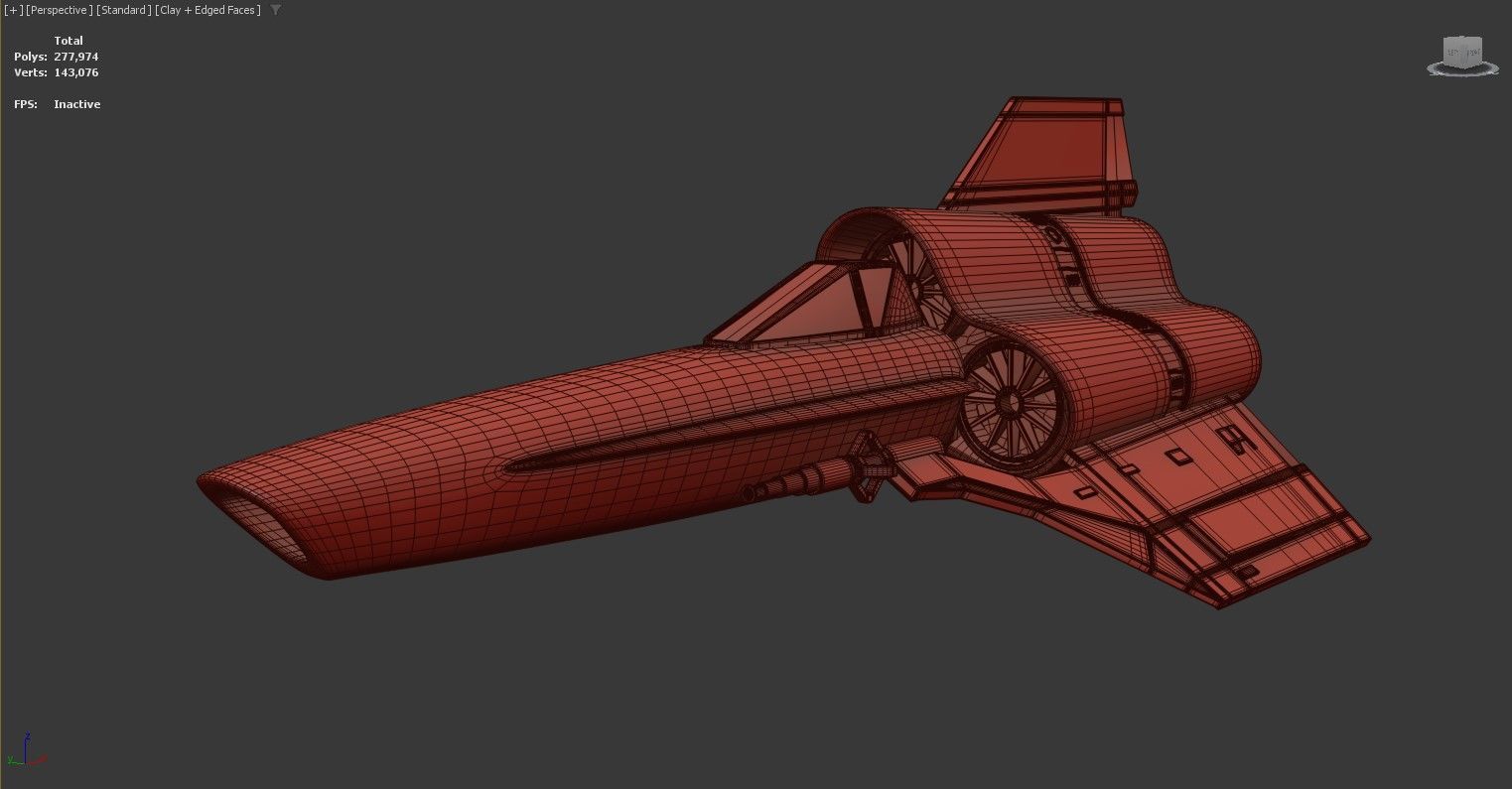 3D model of a spacecraft or futuristic 3D model_1