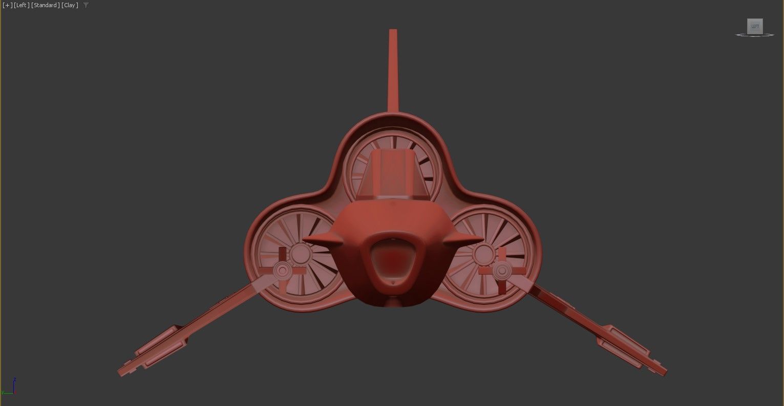 3D model of a spacecraft or futuristic 3D model_4