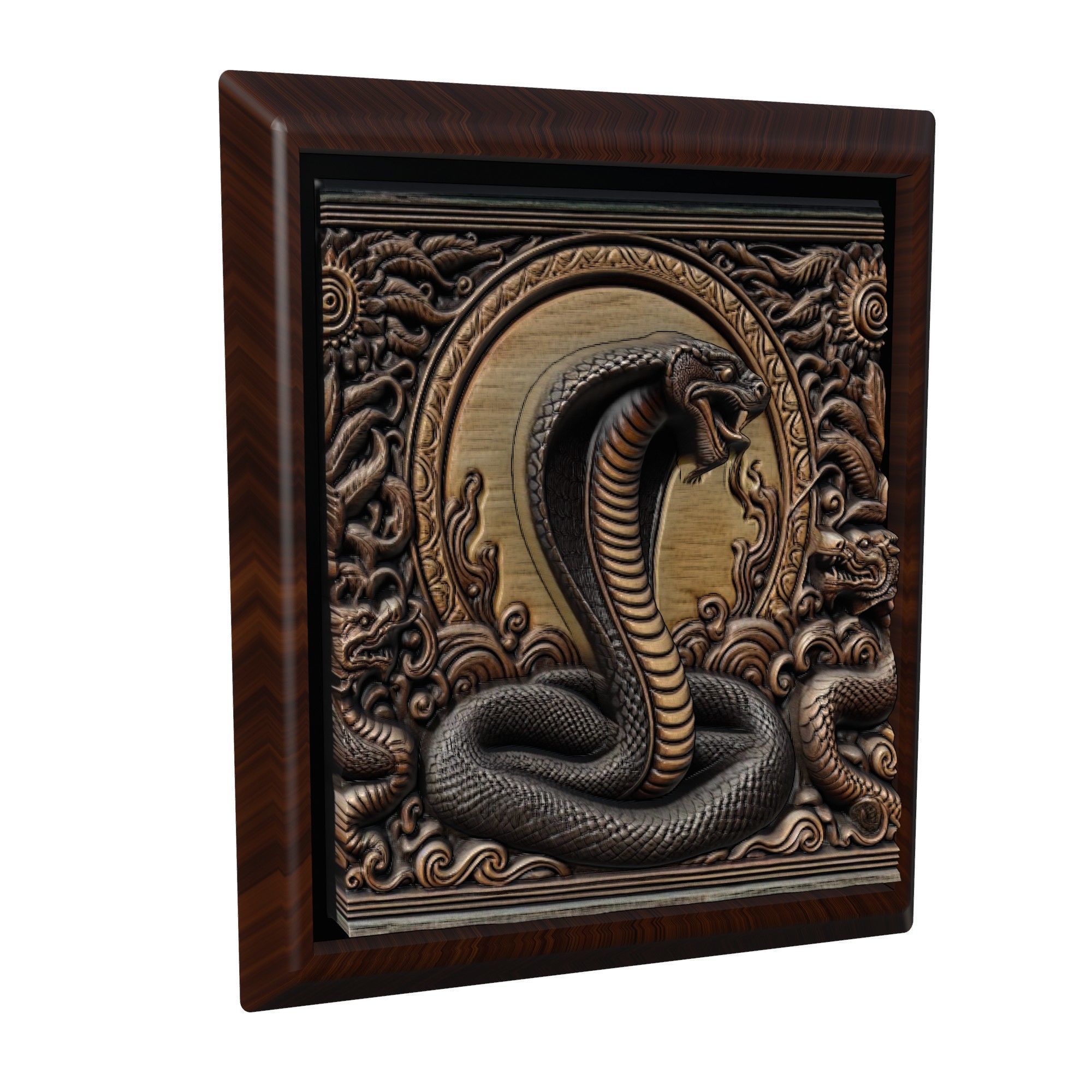 King Cobra Animal 3D print model_1