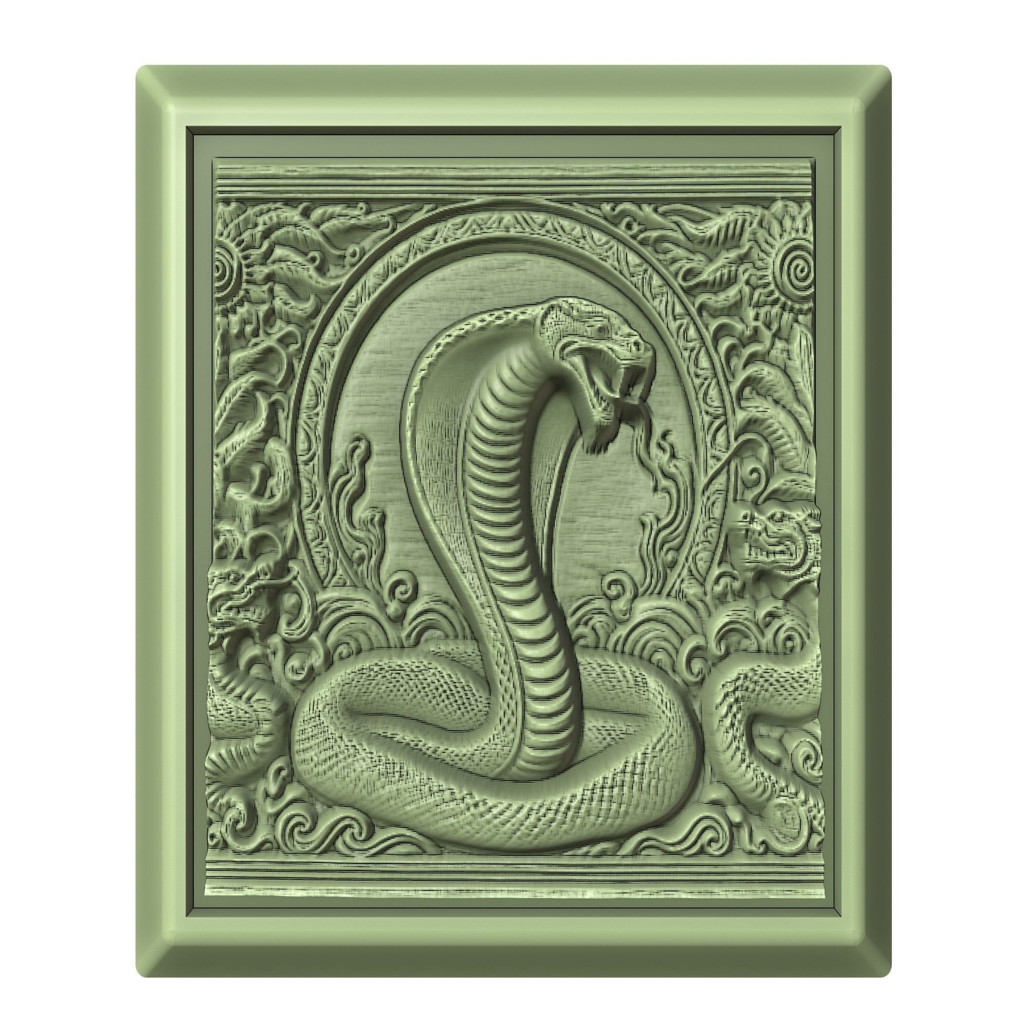 King Cobra Animal 3D print model_2