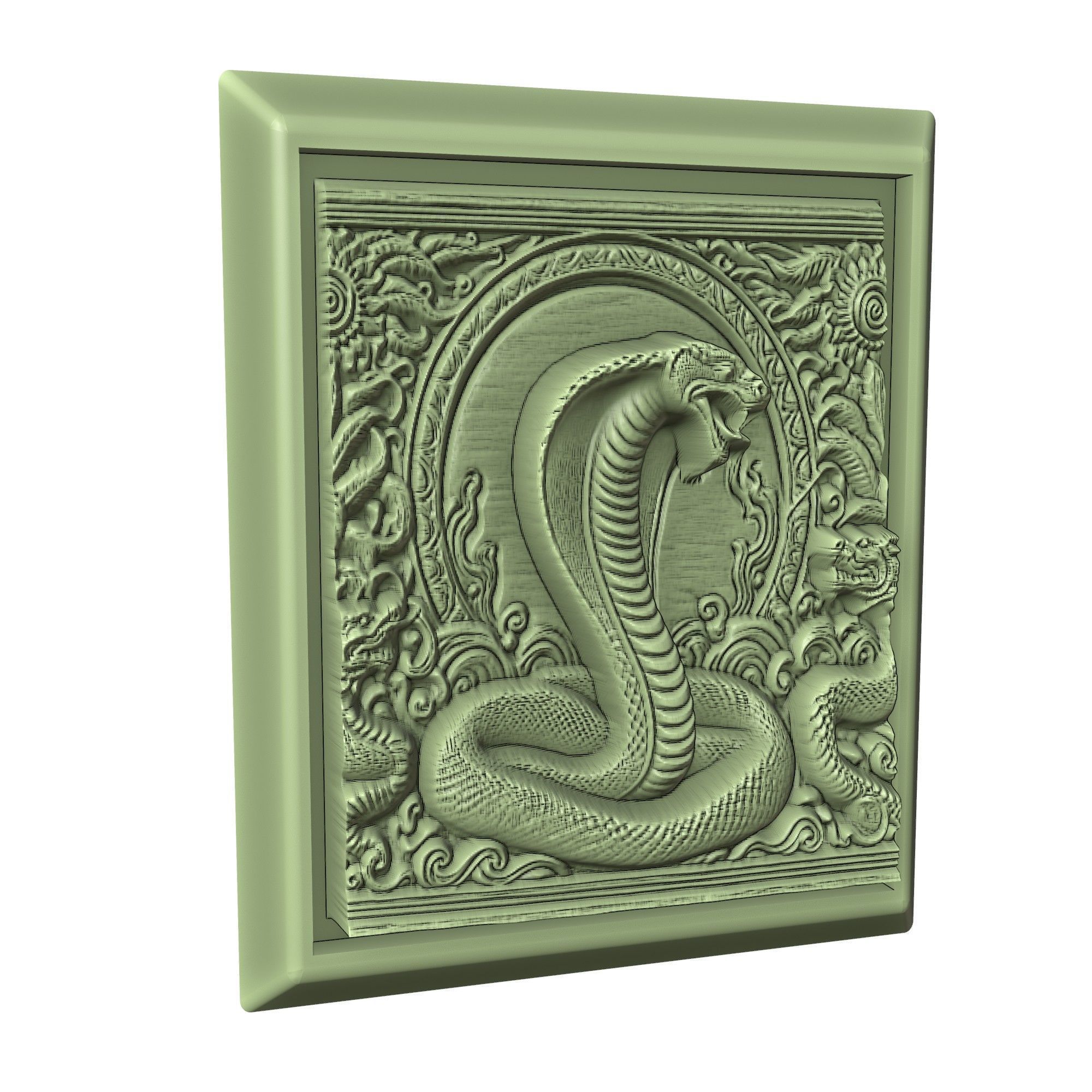 King Cobra Animal 3D print model_3