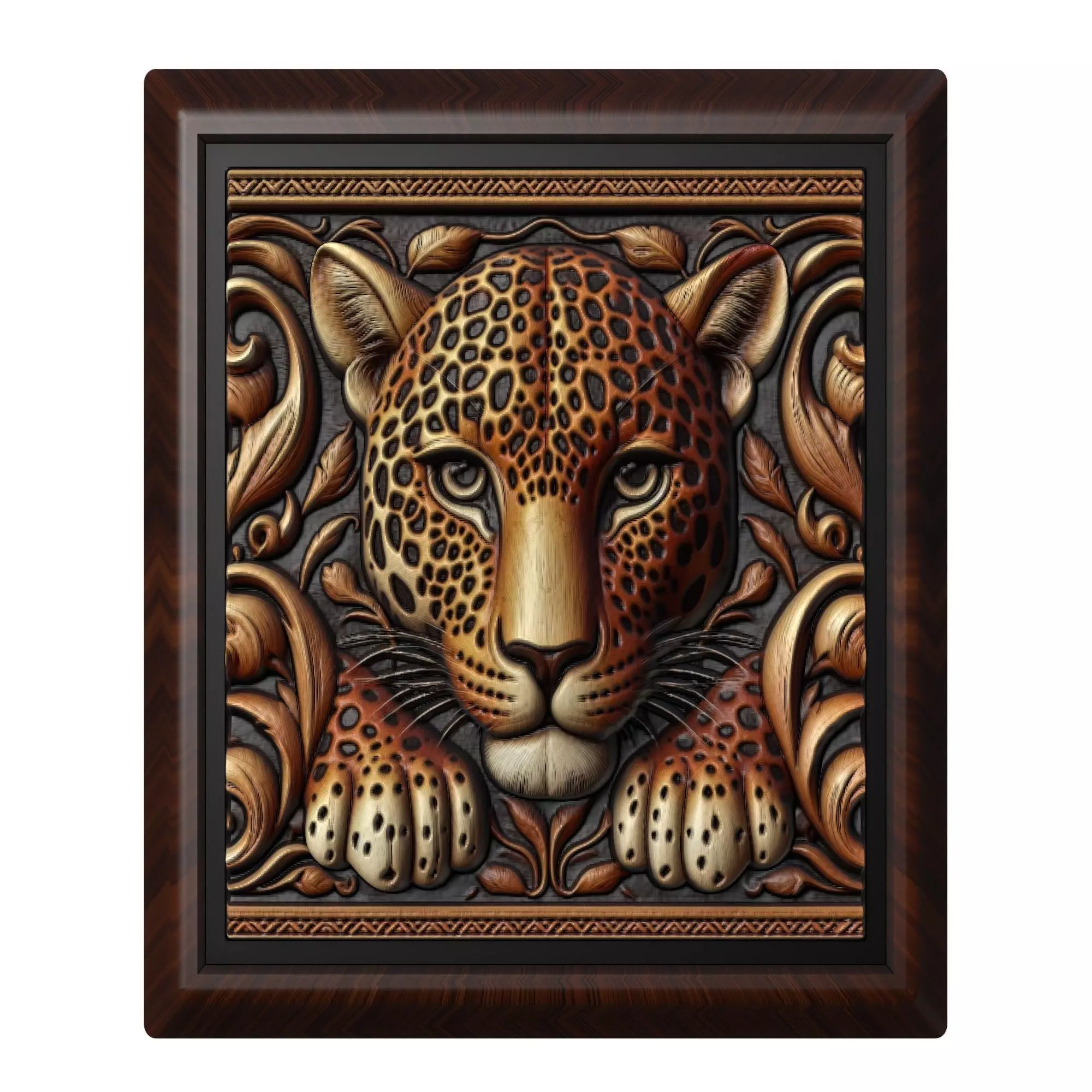 Leopard Animal 3D print model_0