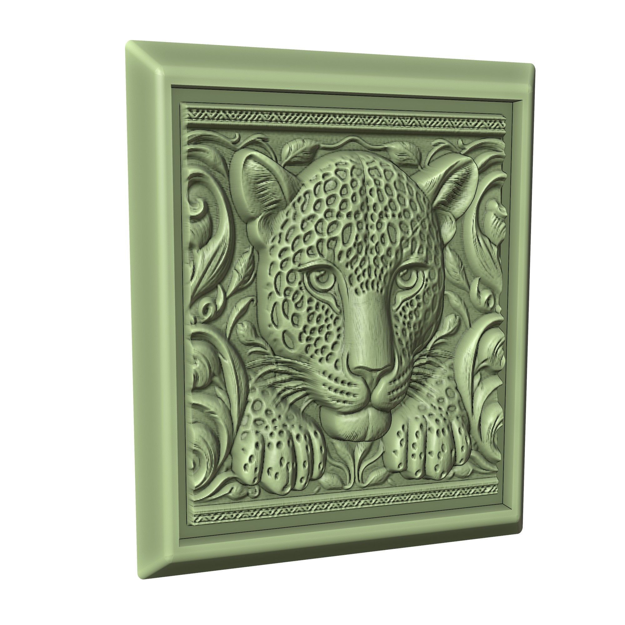 Leopard Animal 3D print model_3