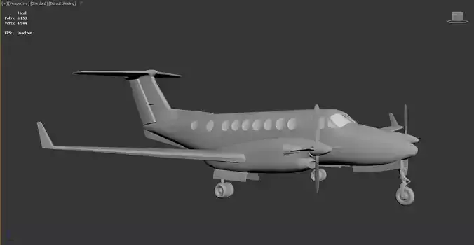 3D model of an airplane