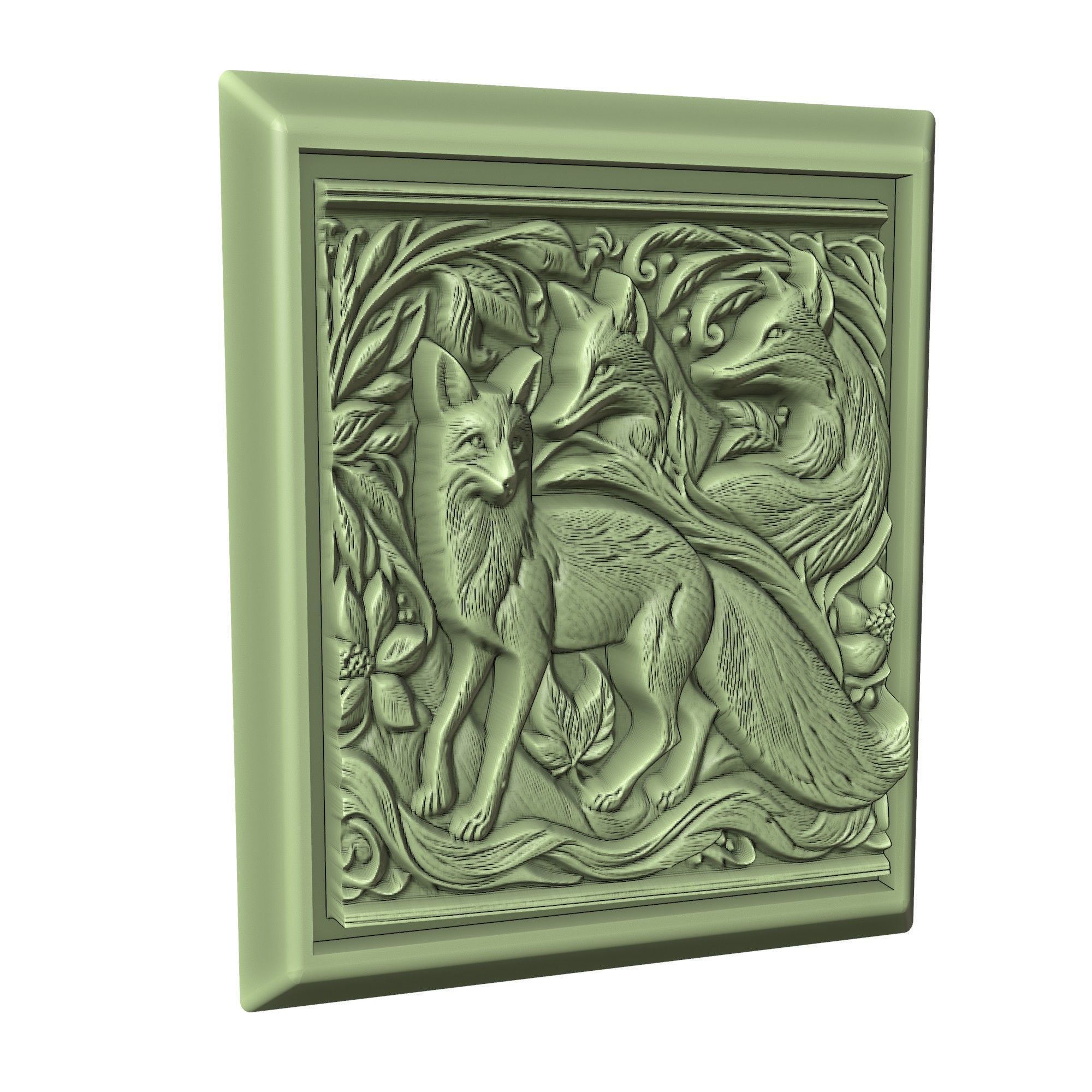 Fox Animal 3D print model_3