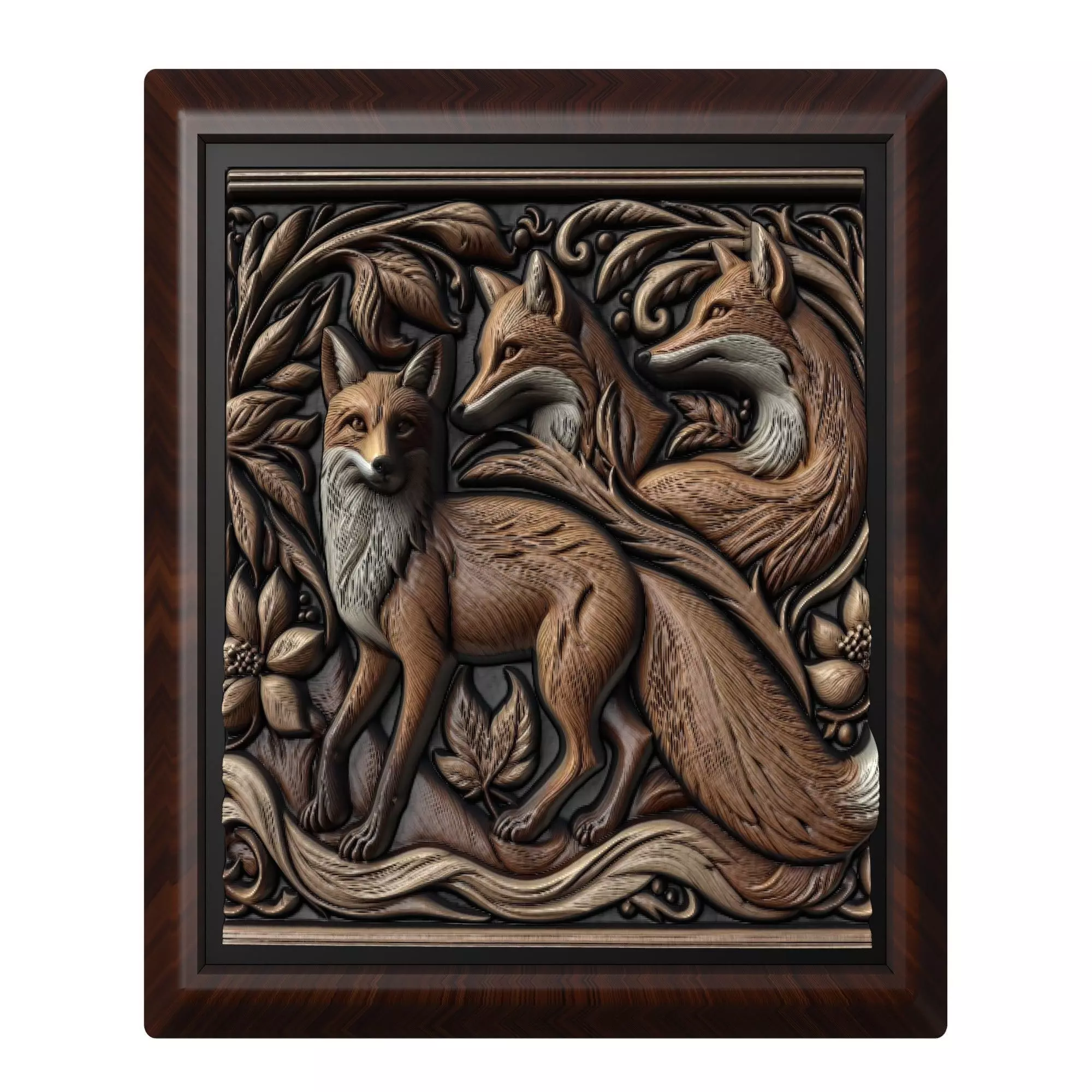 Fox Animal 3D print model_0