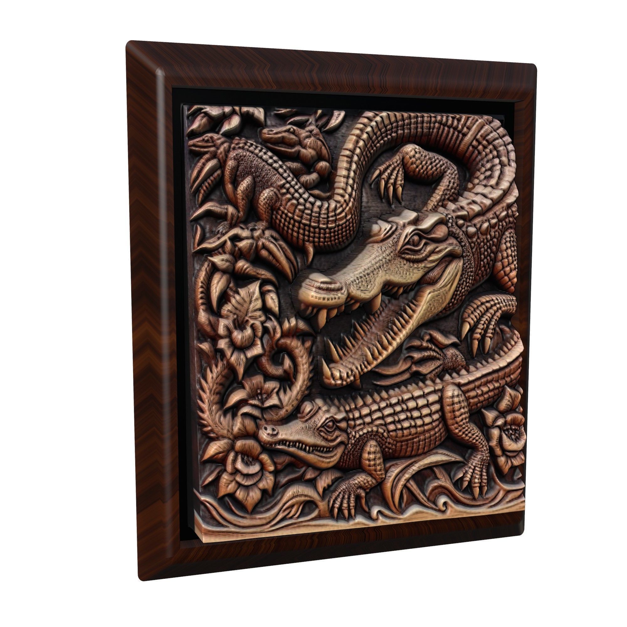 Crocodile Animal 3D print model_1