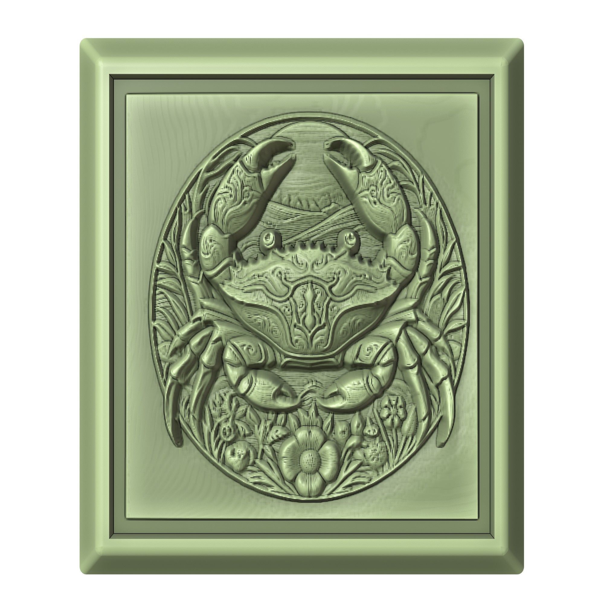 Crab Animal 3D print model_2