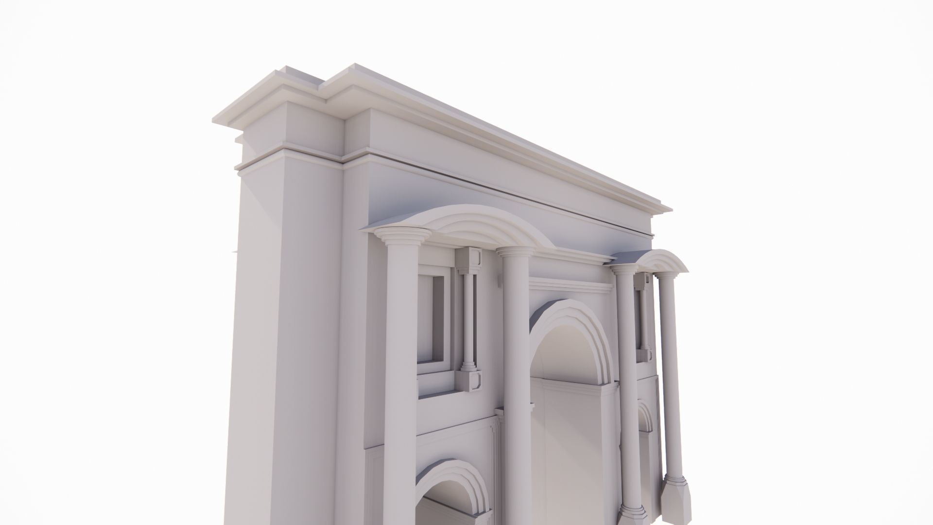 Arcade arches and columns - arches and columns - arches 3D model_2