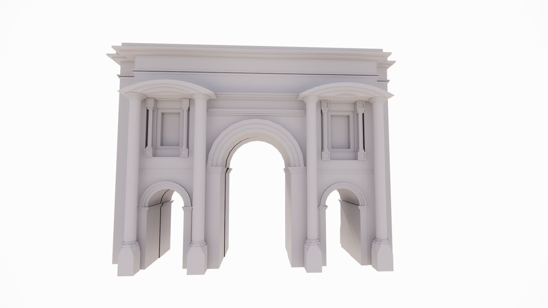 Arcade arches and columns - arches and columns - arches 3D model_7