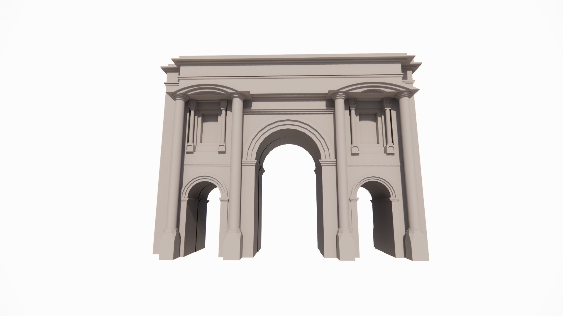 Arcade arches and columns - arches and columns - arches 3D model_6