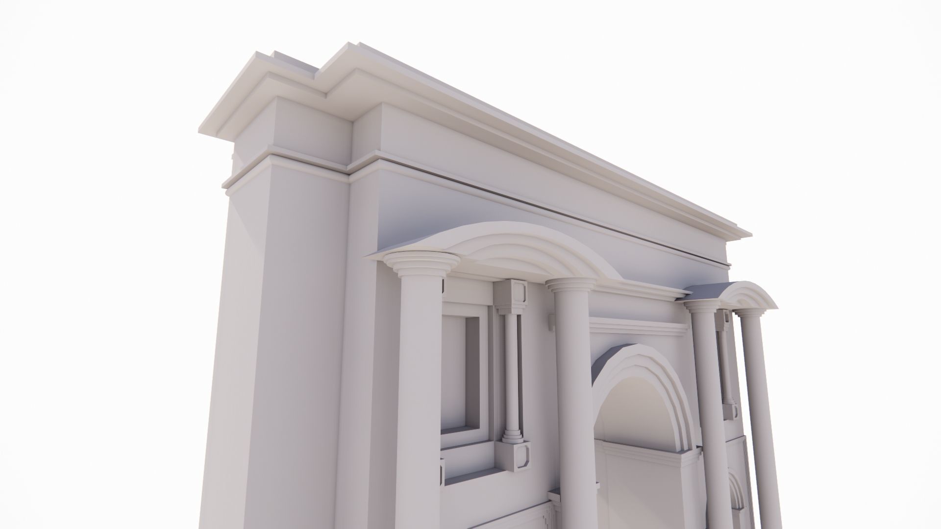 Arcade arches and columns - arches and columns - arches 3D model_1