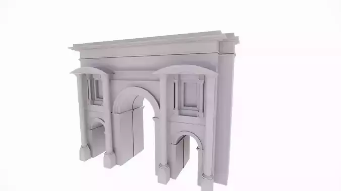 Arcade arches and columns - arches and columns - arches 3D model