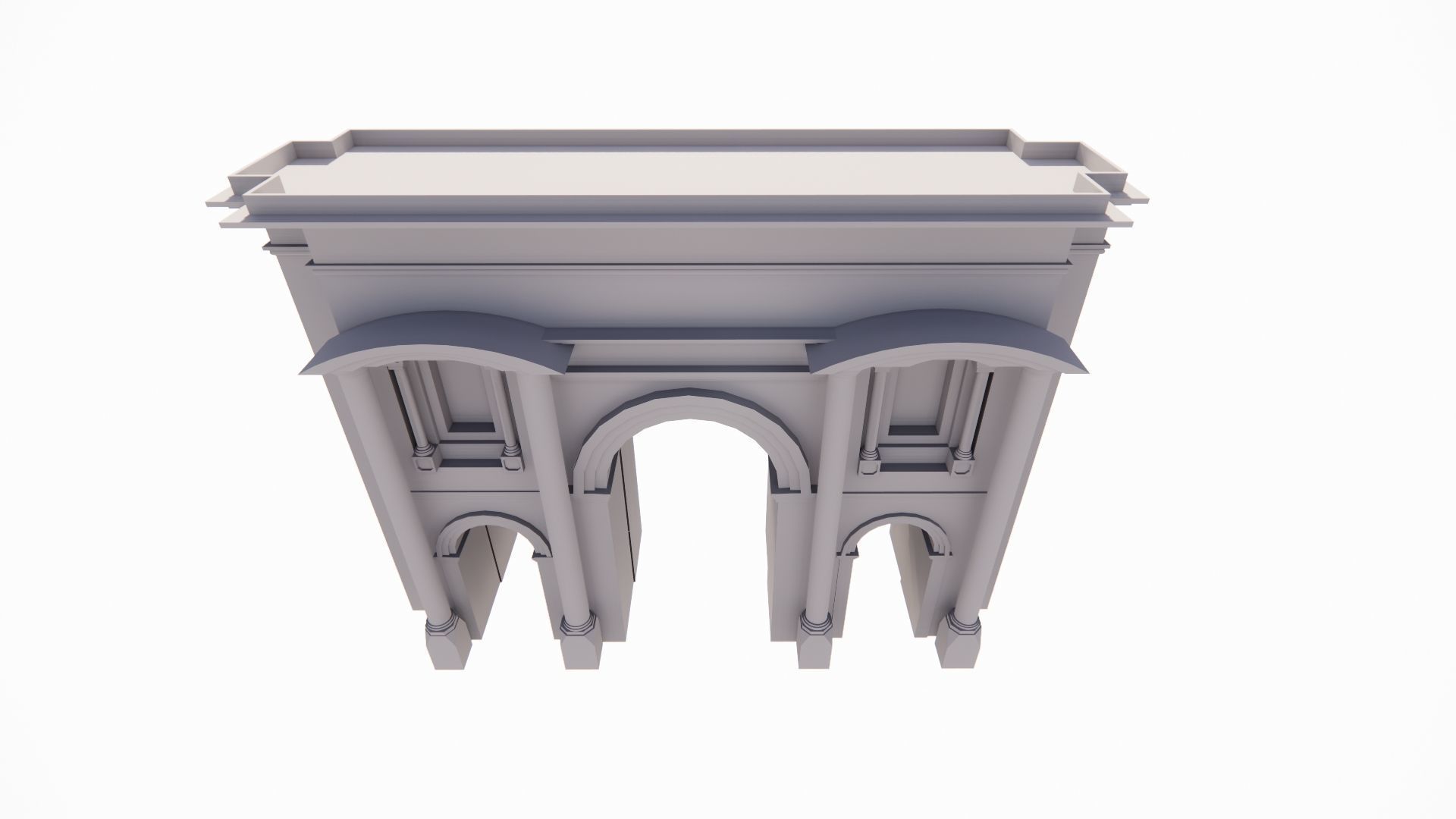 Arcade arches and columns - arches and columns - arches 3D model_8