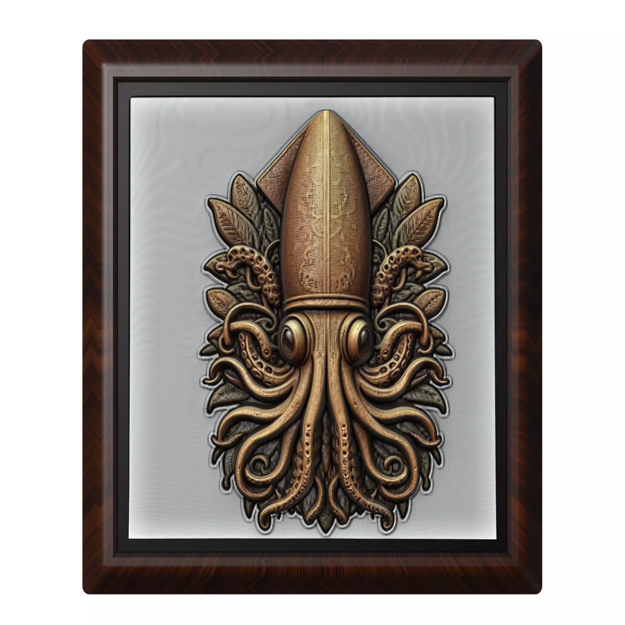 Squid Animal 3D print model_0