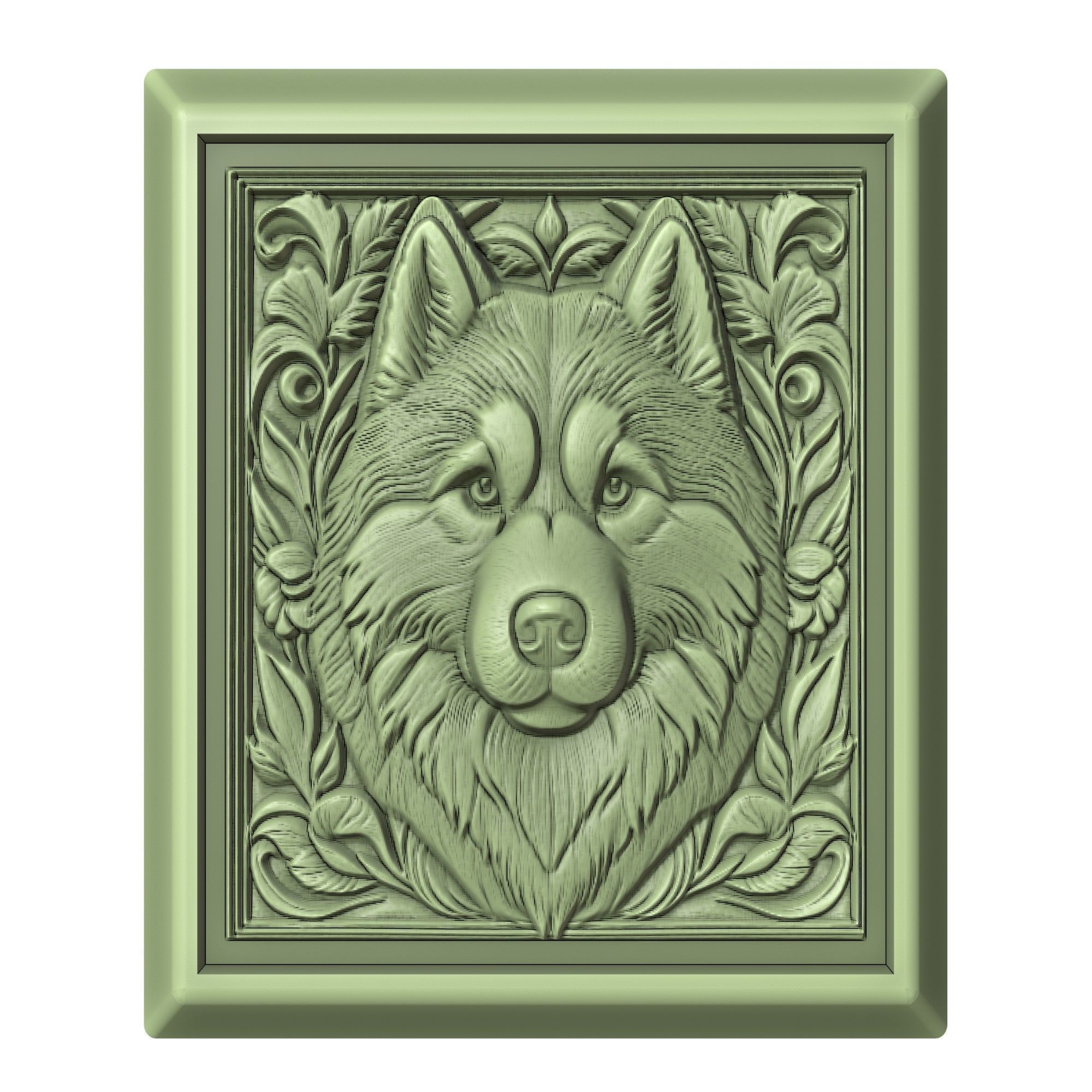 Dog Siberian Husky Animal 3D print model_2