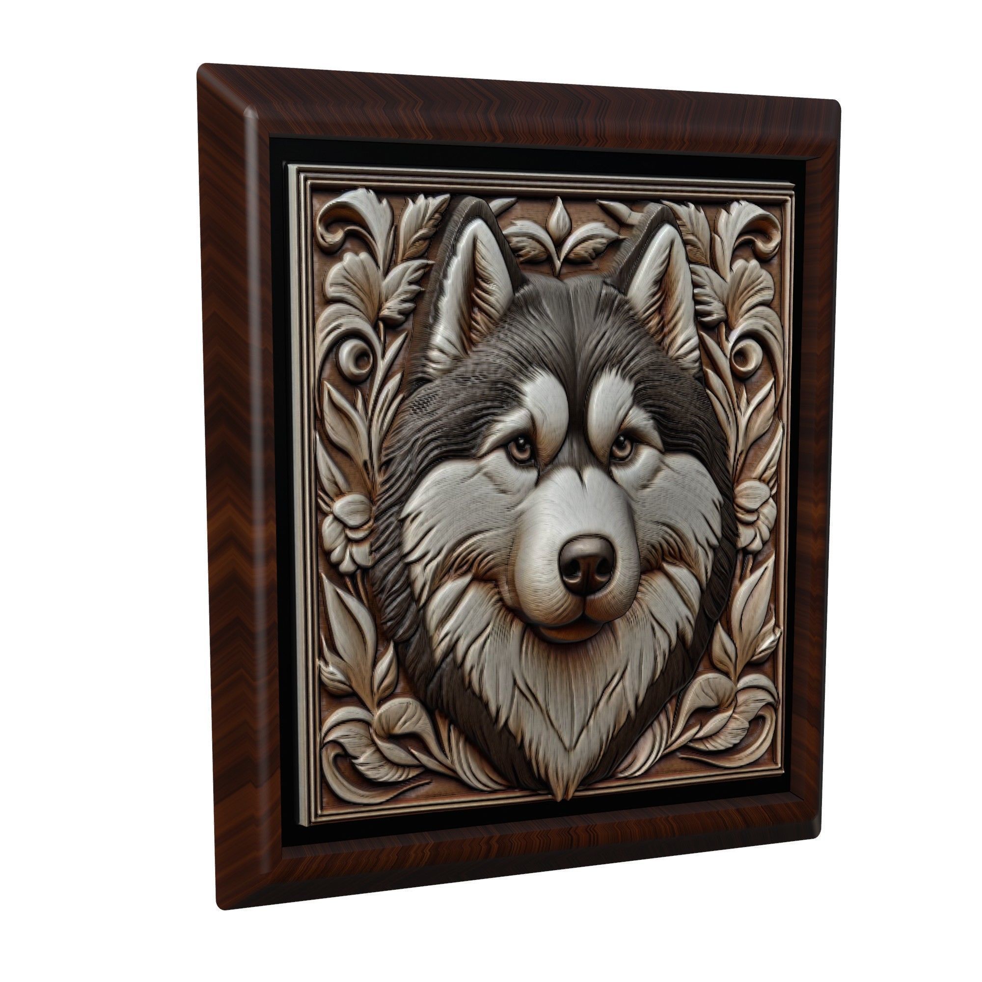 Dog Siberian Husky Animal 3D print model_1