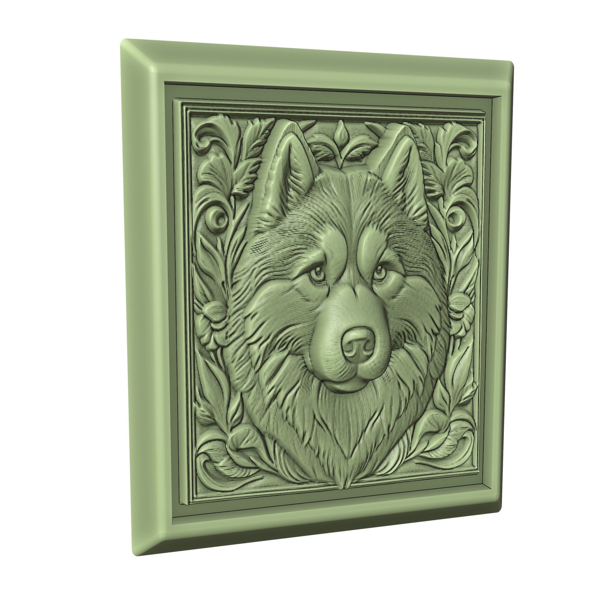 Dog Siberian Husky Animal 3D print model_3