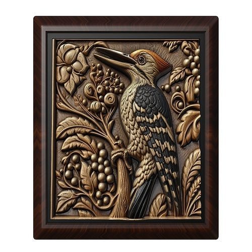 Woodpecker Animal 3D print model