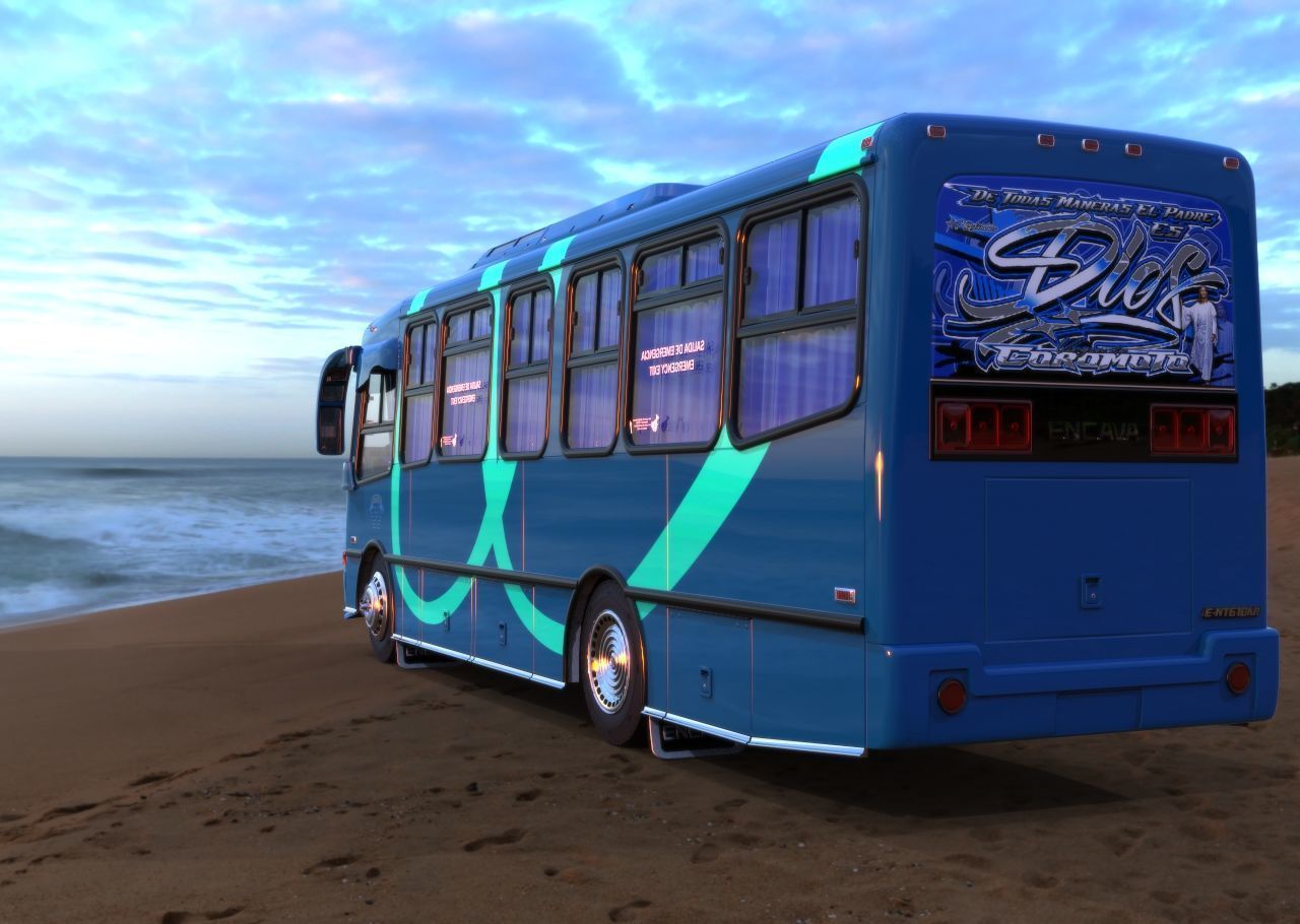 Foton Encava ent610 Low-poly 3D model_2