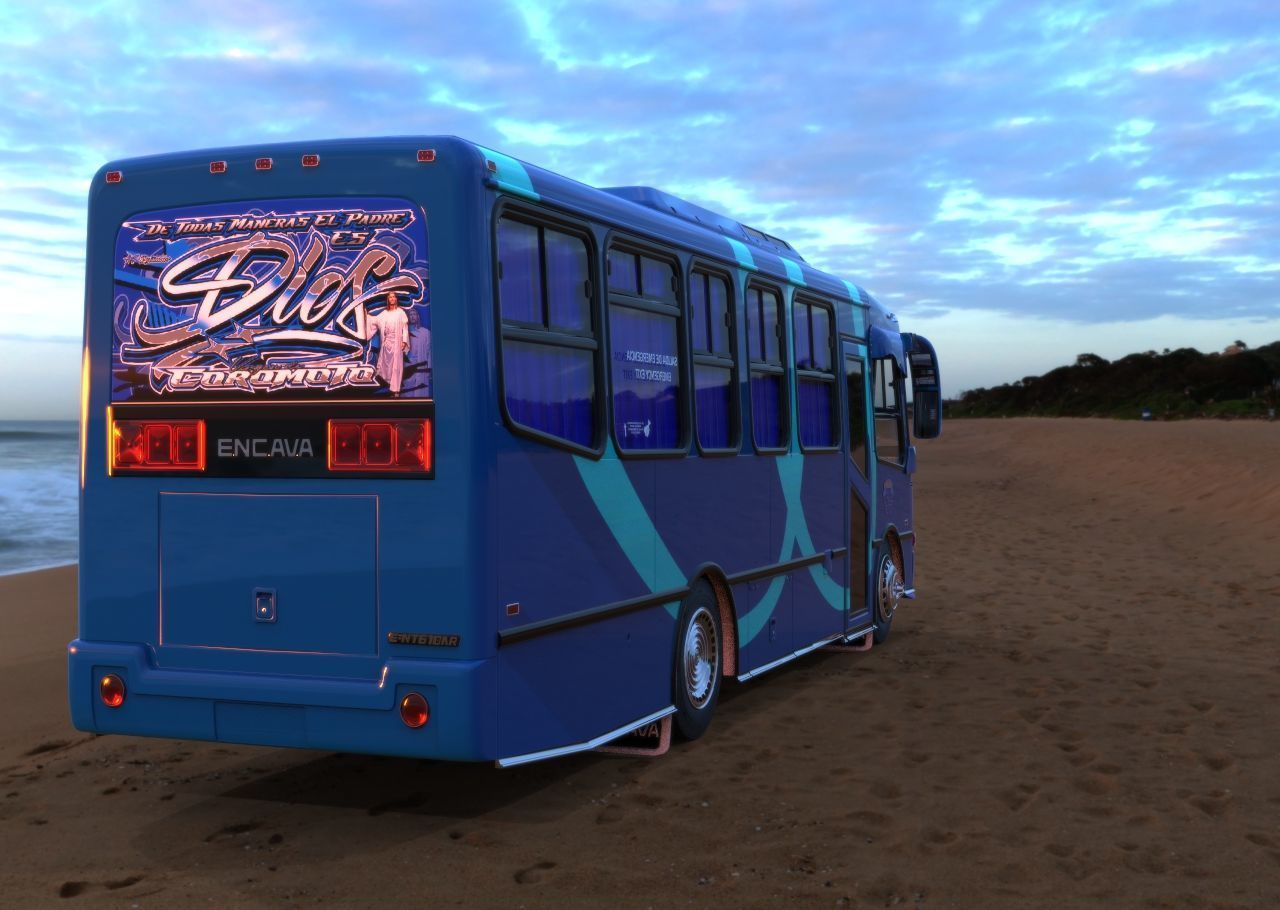 Foton Encava ent610 Low-poly 3D model_3