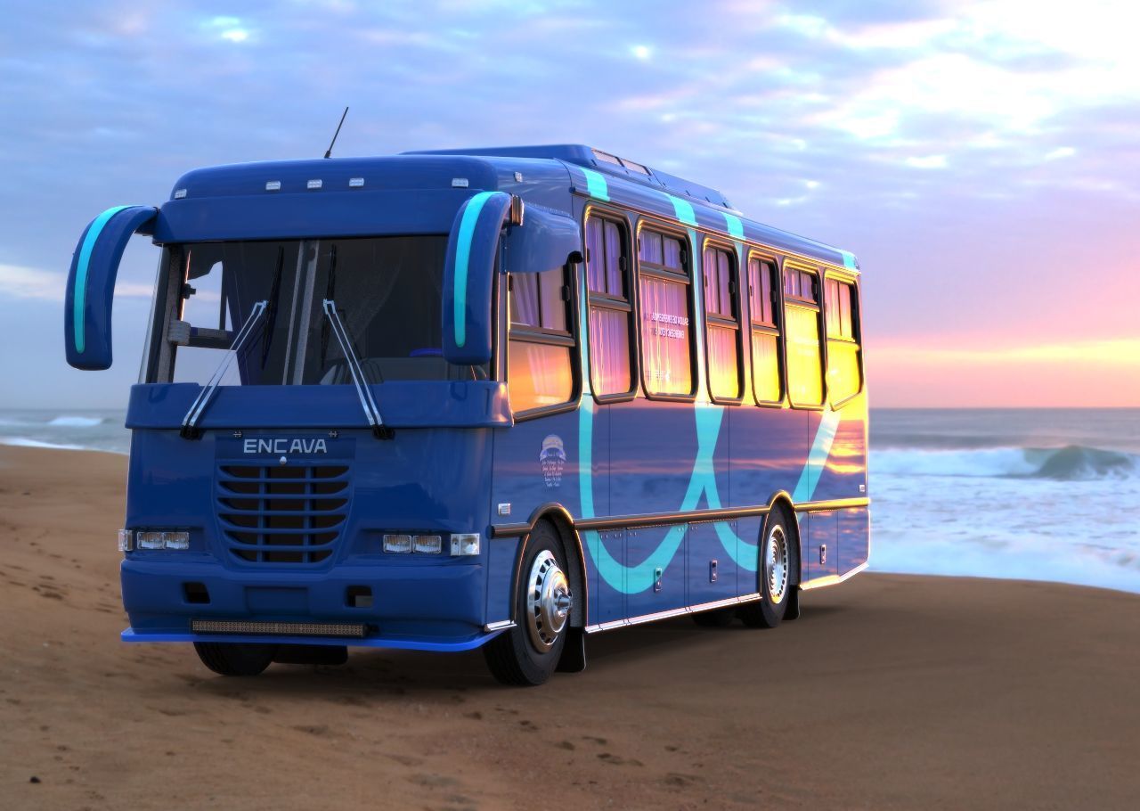 Foton Encava ent610 Low-poly 3D model_1