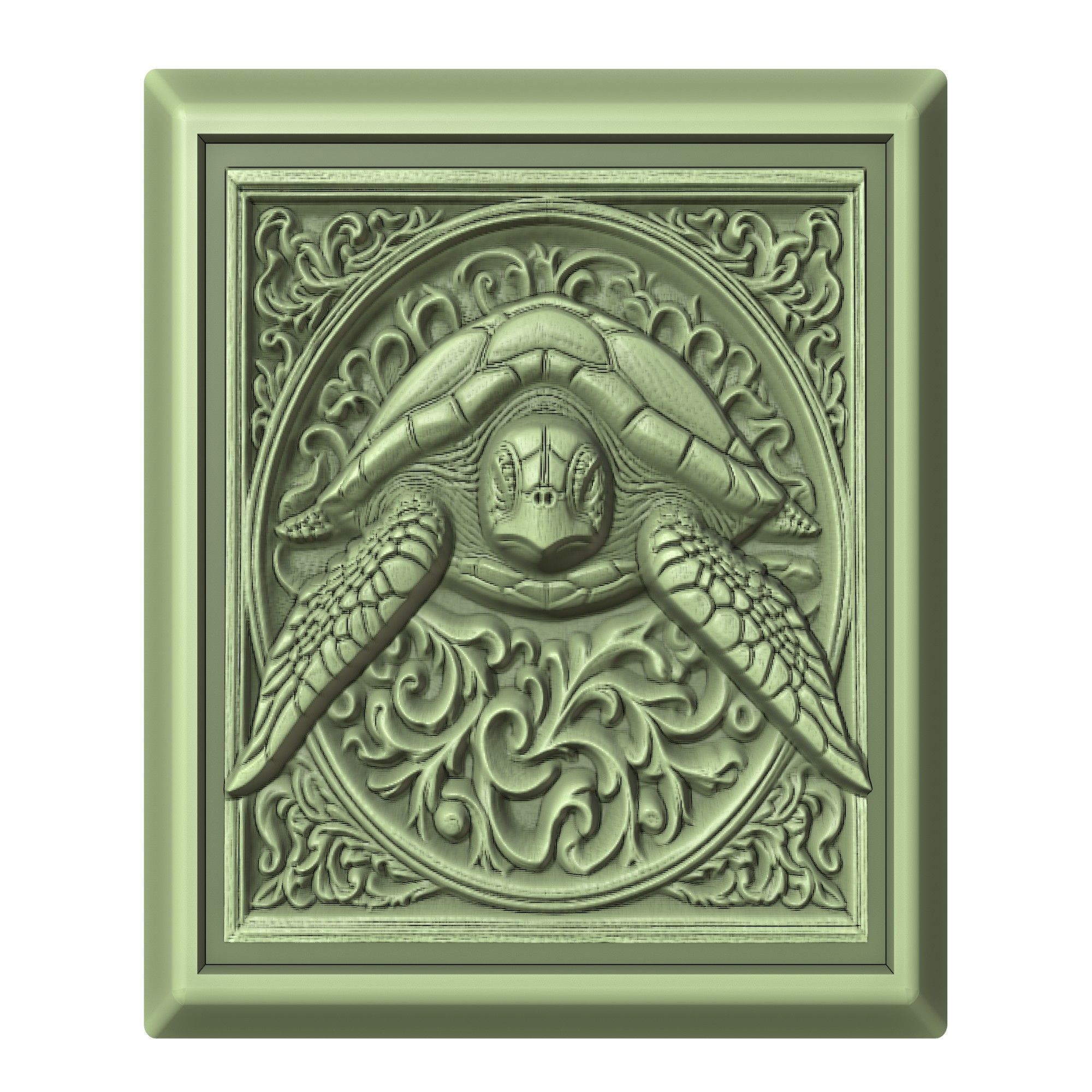 Sea Turtle Animal 3D print model_2