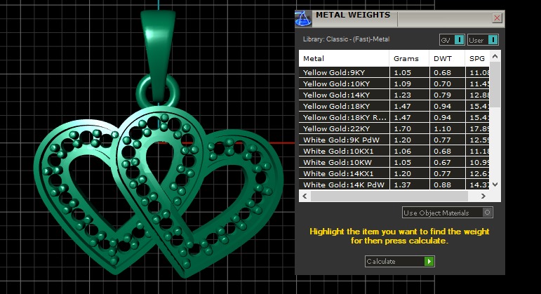 DOUBLE HEART STYLISH PENDANT 3D PRINTABLE MODEL 3D print model_6