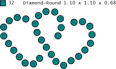 DOUBLE HEART STYLISH PENDANT 3D PRINTABLE MODEL 3D print model_4