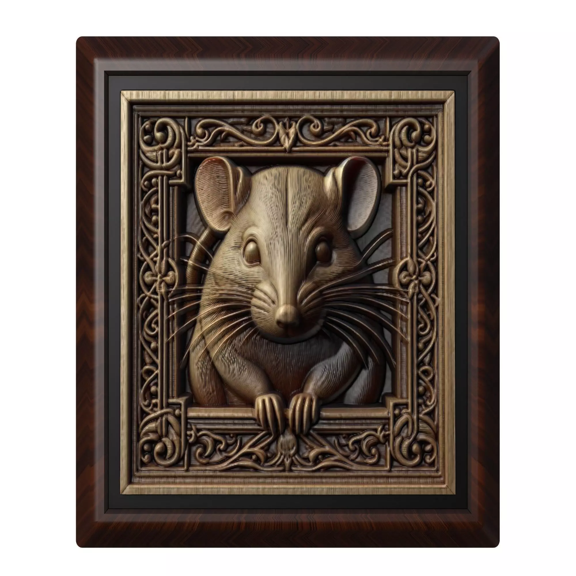 Rat Animal 3D print model_0