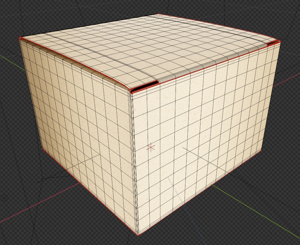 Cosmetic Jar with Box and Cream Low-poly 3D model_11