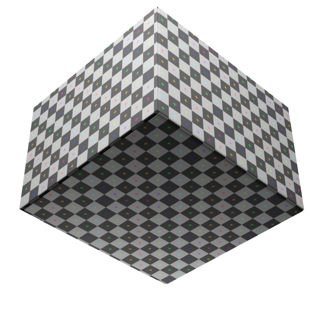 Cosmetic Jar with Box and Cream Low-poly 3D model_6