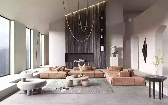 Living Room Interior Scene