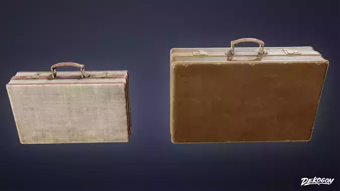 MOTEL - Suitcases 02 - LOW POLY AND NANITE