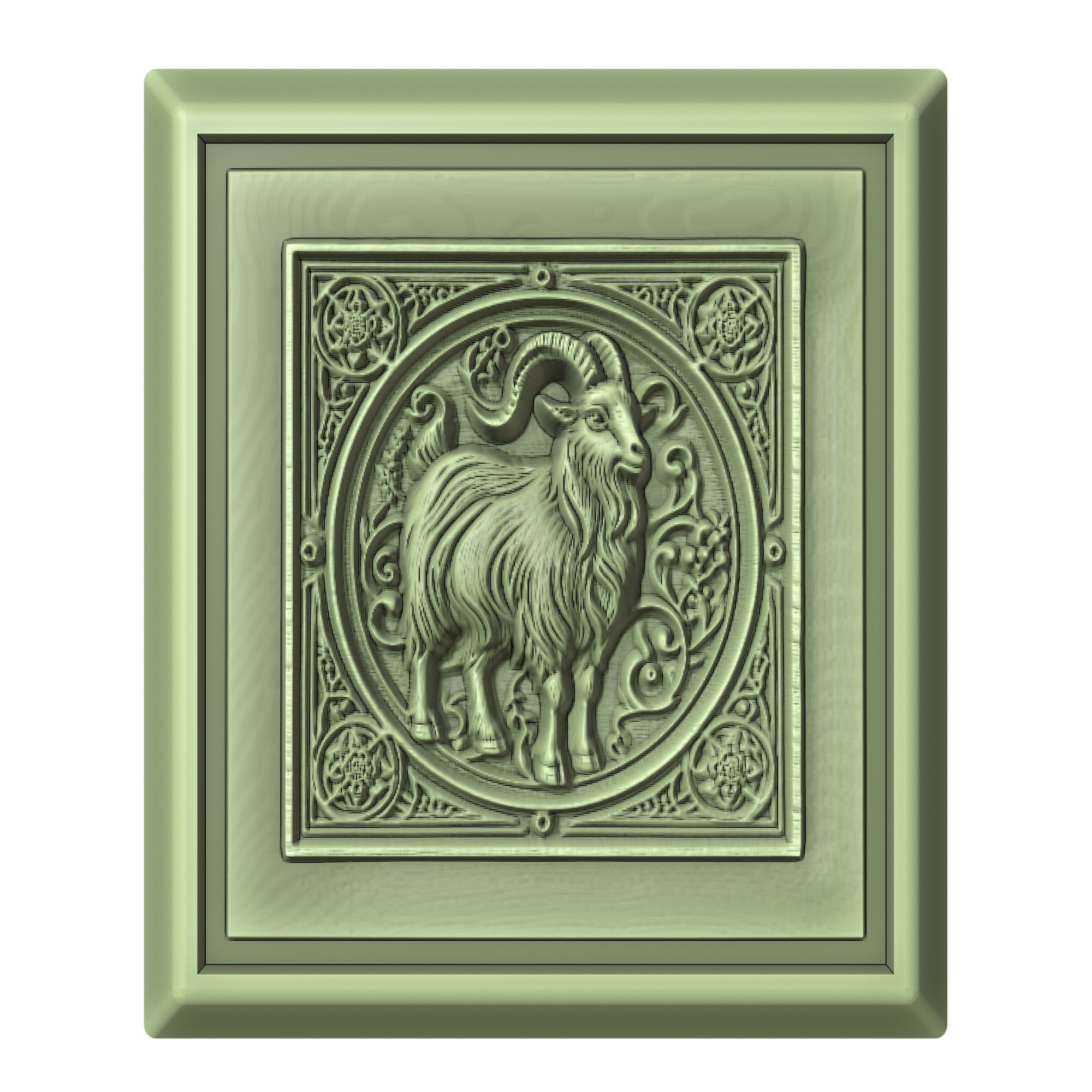 Goat Animal 3D print model_2