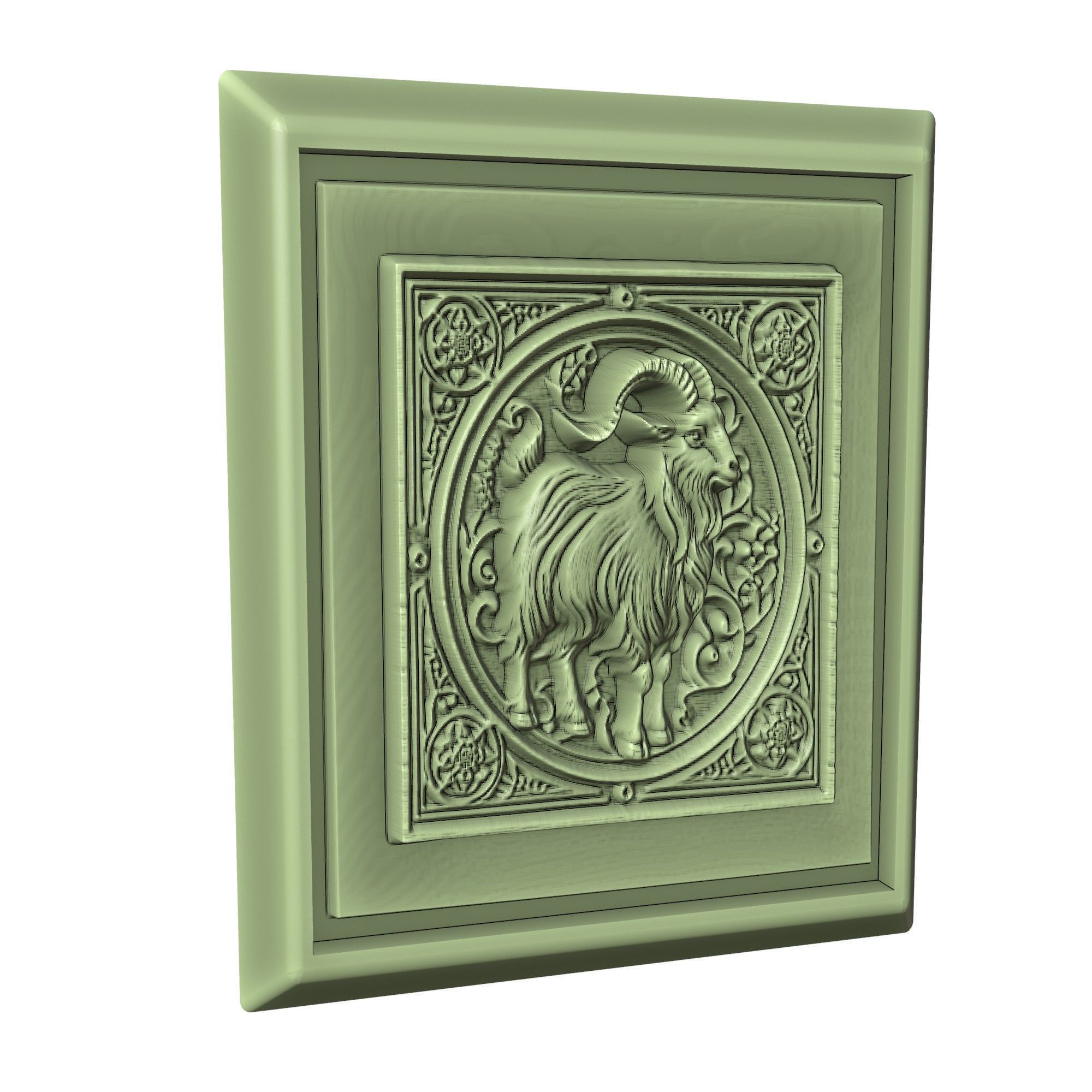 Goat Animal 3D print model_3