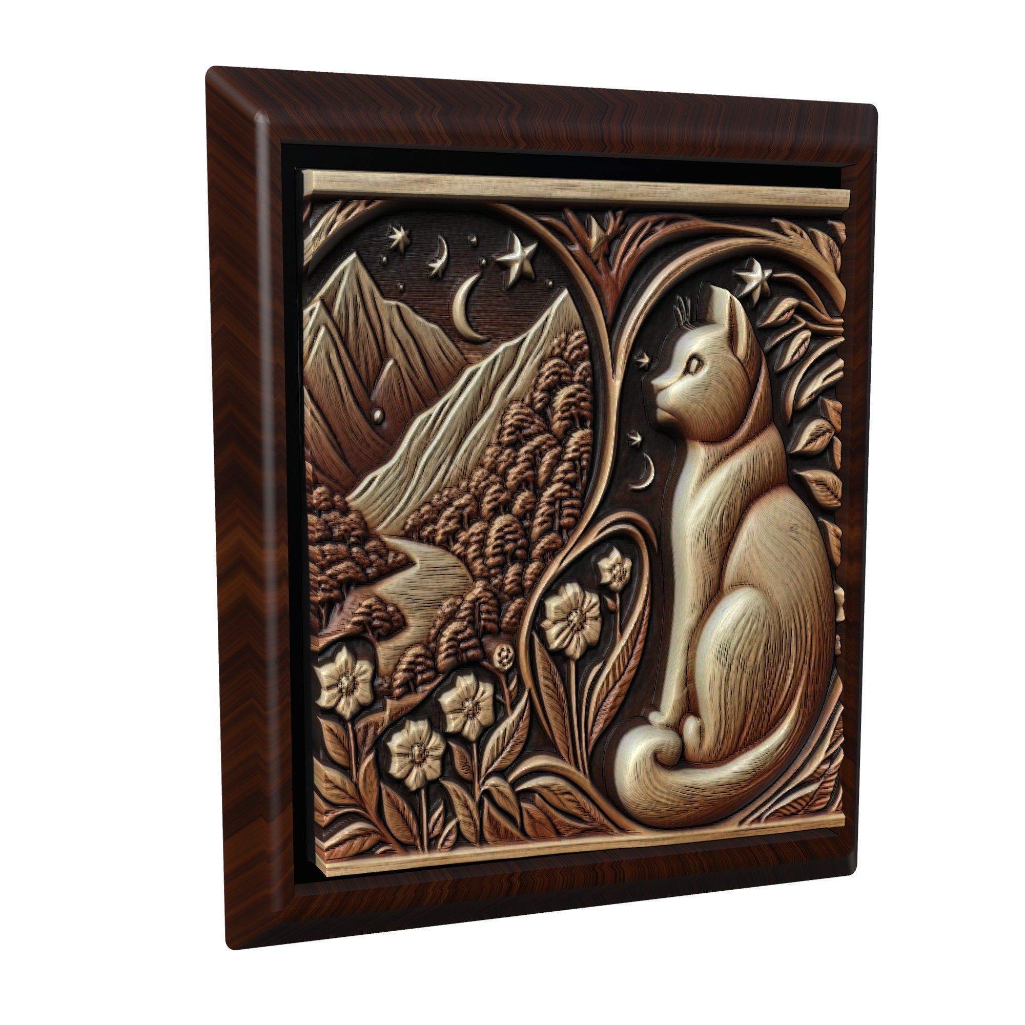 Cat Animal 3D print model_1