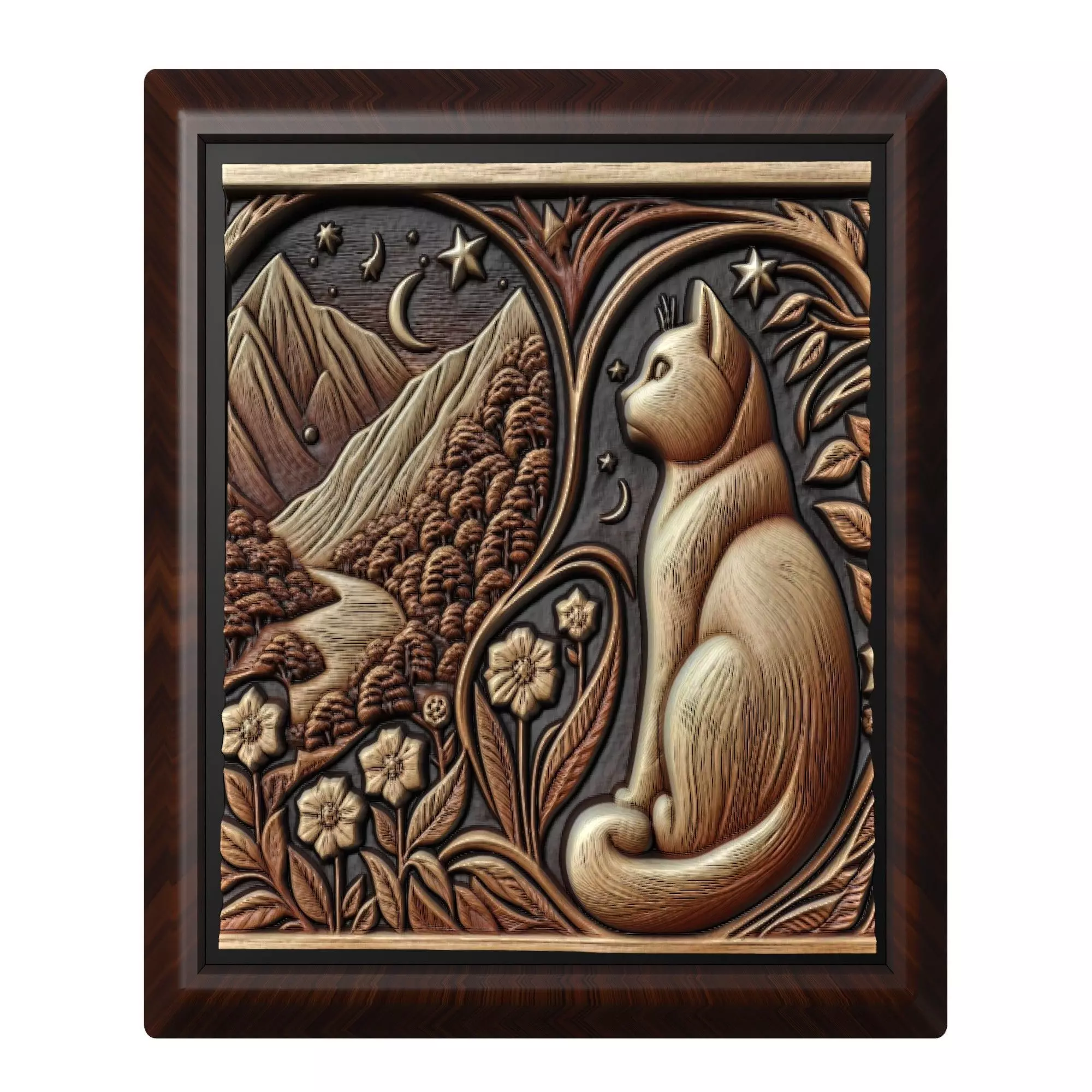 Cat Animal 3D print model_0