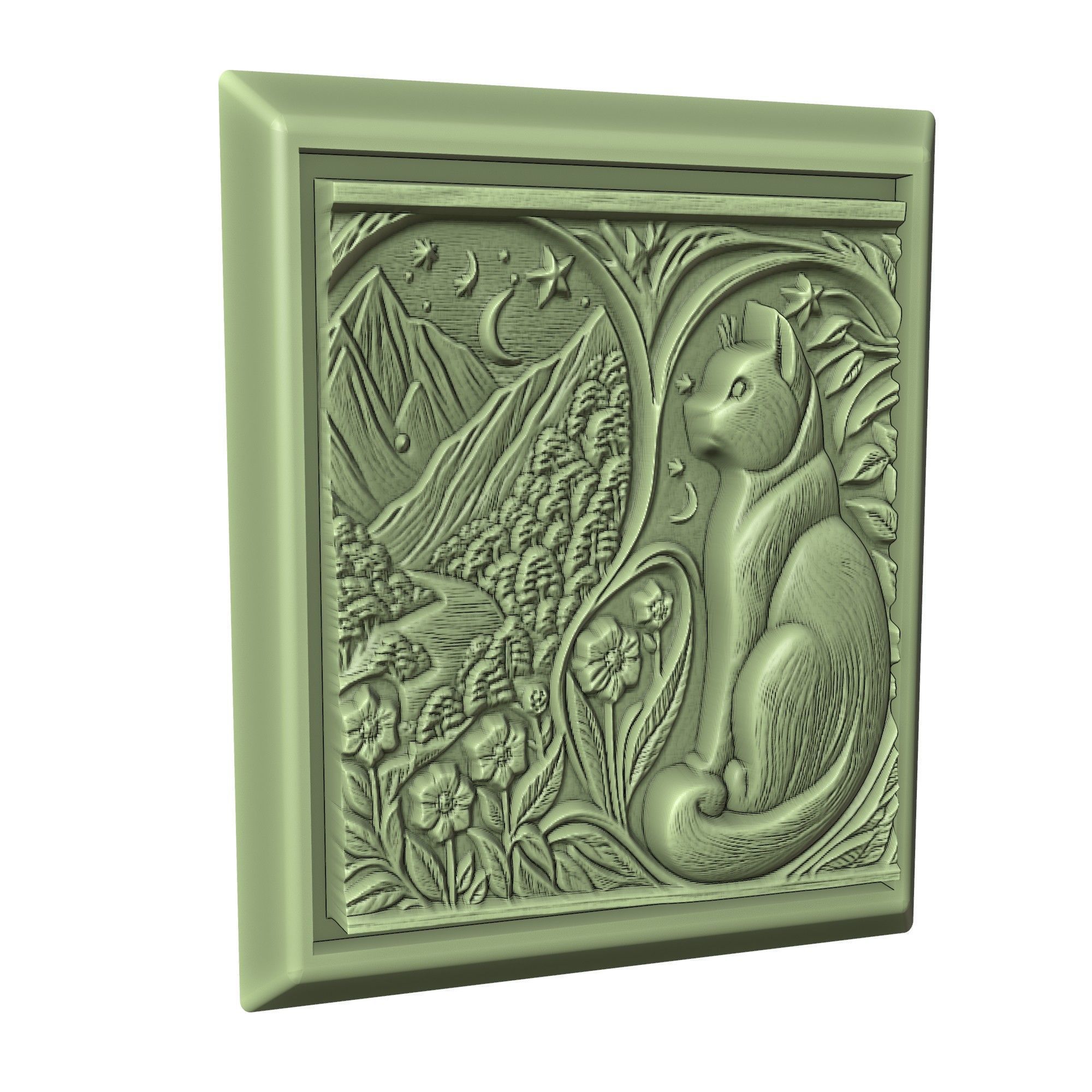 Cat Animal 3D print model_3