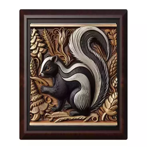 Skunk Animal 3D print model