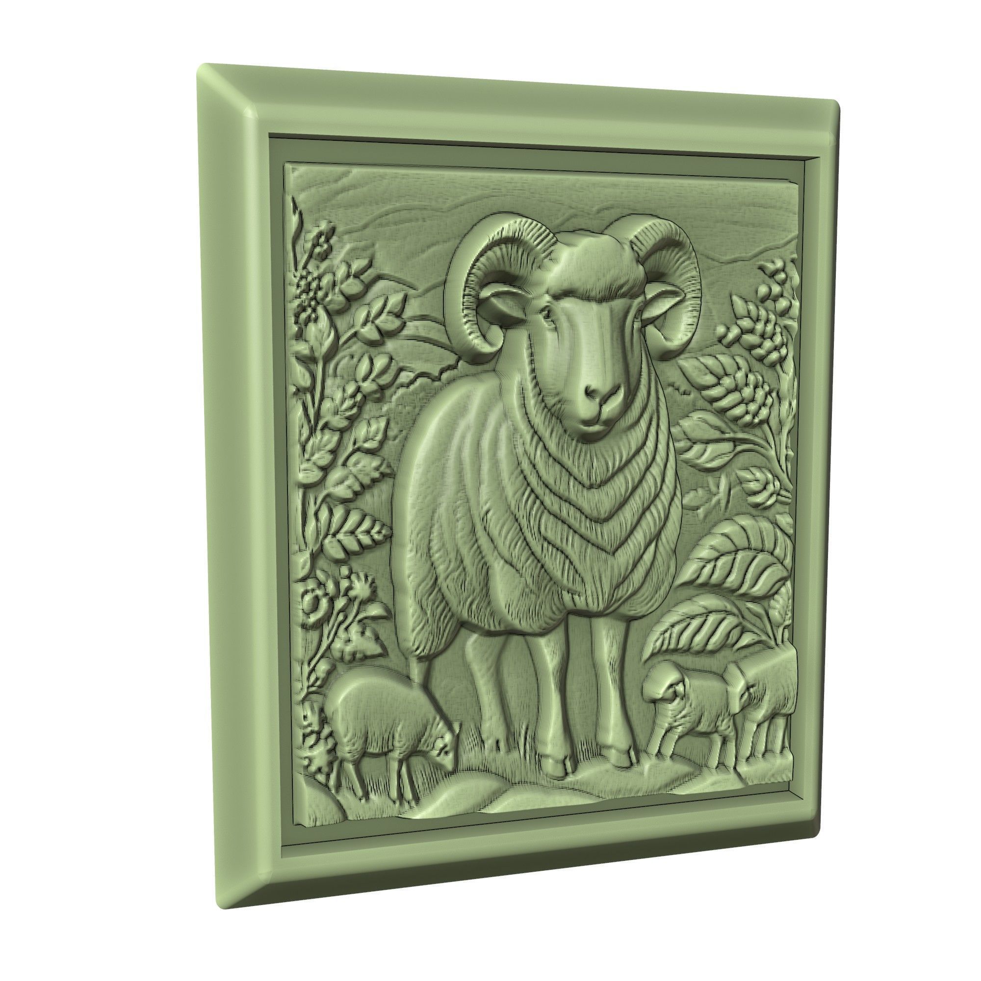 Sheep Animal 3D print model_3