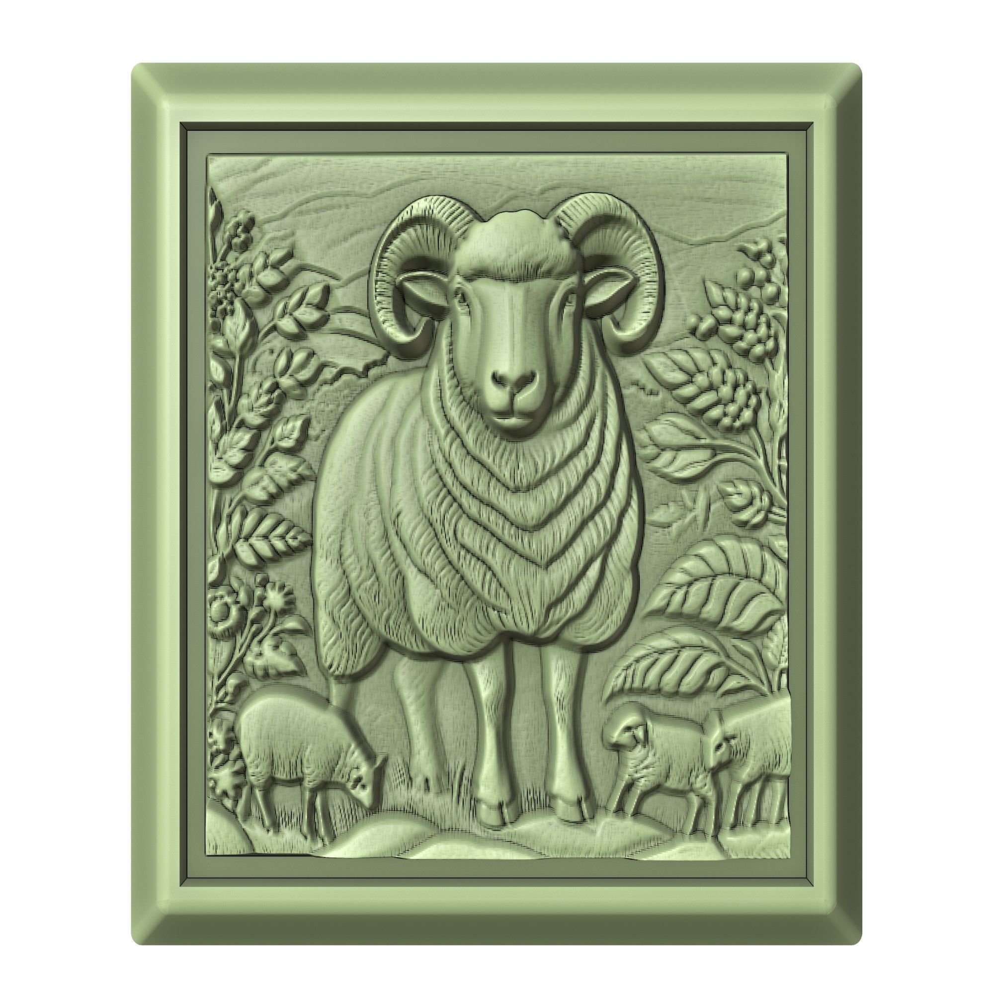 Sheep Animal 3D print model_2