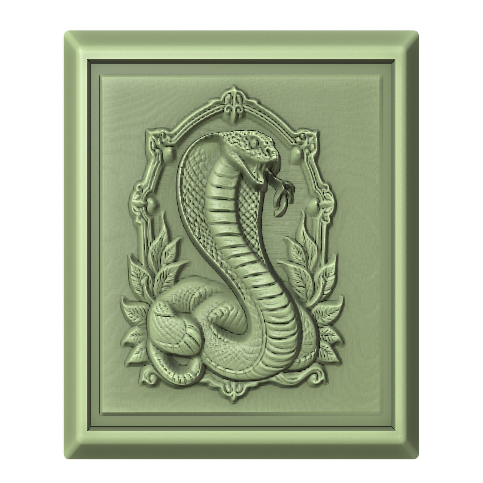 King Cobra Animal 3D print model_2