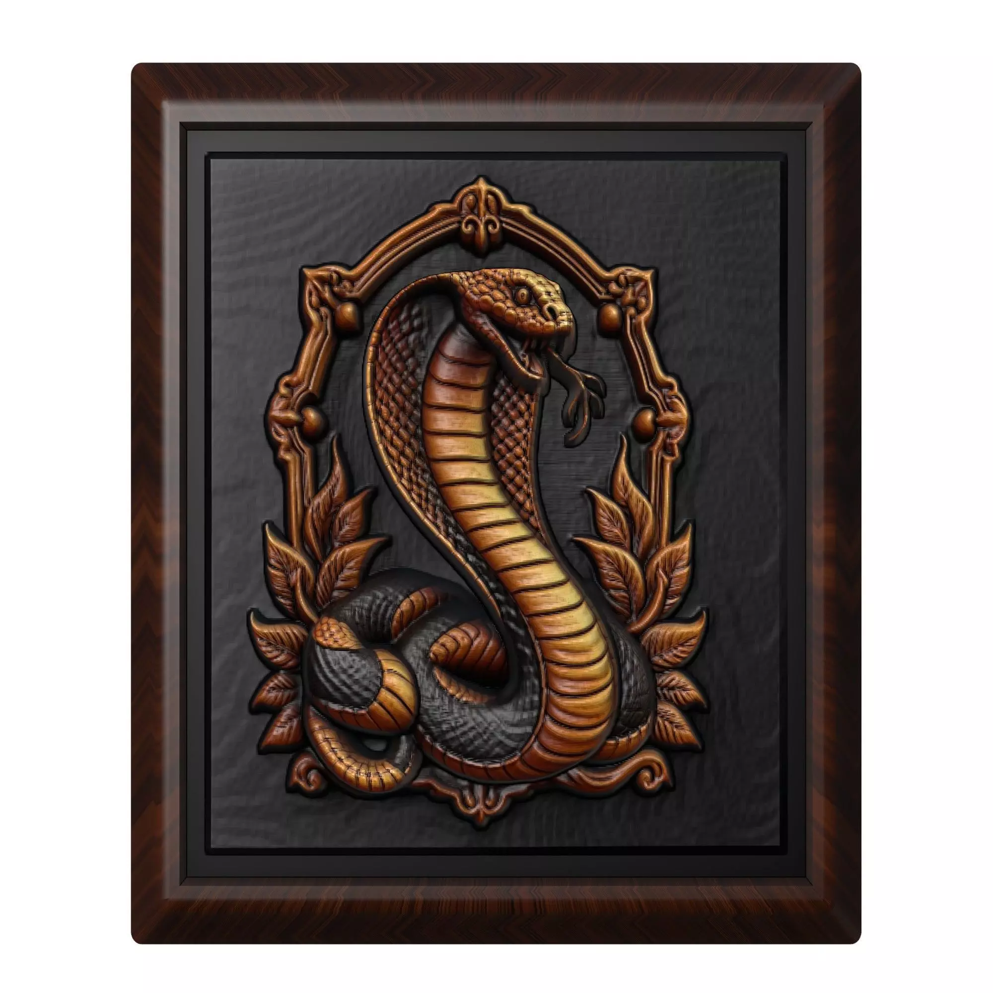 King Cobra Animal 3D print model_0