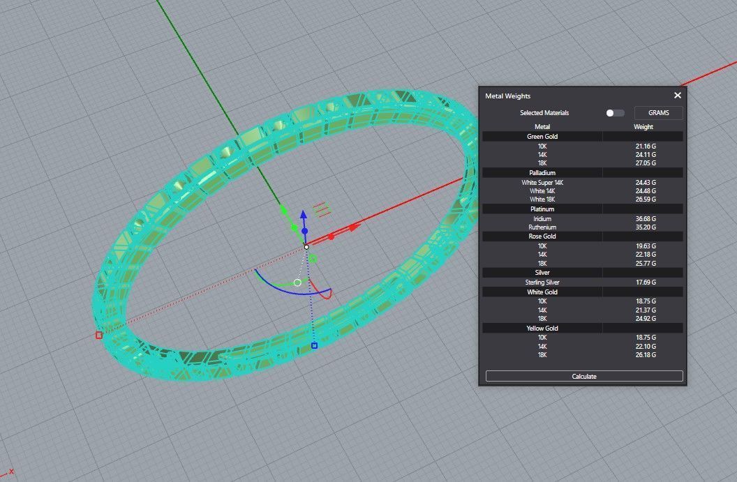 Bracelet Chopard Ice Cube with diamonds 3D print model_4