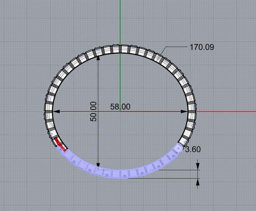 Bracelet Chopard Ice Cube with diamonds 3D print model_2